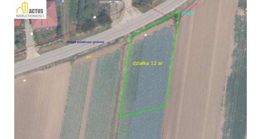 krakowski, Igołomia-Wawrzeńczyce, Tropiszów, Działka 12 ar TROPISZÓW blisko do Krakowa